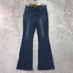 AZUL BY MOUSSY アズール バイ マウジー フレア デニム ブルー Mサイズ 〇□☆