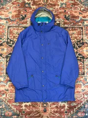 【 80's USA製 / L.L.Bean 】 マウンテンパーカー　エルエルビーン　80年代　ナイロンジャケット　中綿ジャケット　青　ブルー　《 XL 》