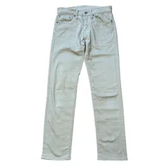 LEVI'S 511 ベージュ スリム テーパードデニム ストレッチ サイズW28 メンズS リーバイス