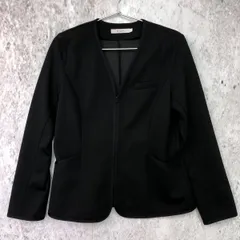 ENJOY エンジョイ カーディガン ジャケット ブラック 7号 〇◇☆