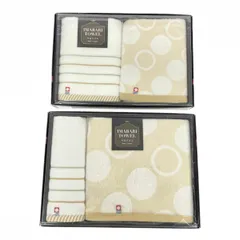 Imabari Towel 今治タオル タオルセット  コットン/箱付 バス1フェイス2ウォッシュ1    ユニセックス / 240001180666