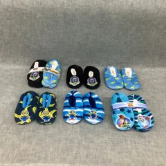 P MW25121805 もこもこ キャラクタールームシューズ 8足セット