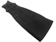 ZARA ザラ ベロア マキシ ワンピース sizeS/黒 ◇■ レディース