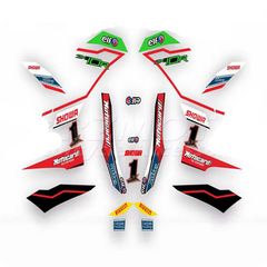 ちふ ステッカー ZX-10R 21-25 カスタムグラフィックステッカー 受注製造 - メルカリ