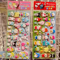 サンリオキャラクターずかんシール2種4枚セット売り