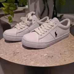 ポロ ラルフローレン 白 スニーカー 235 ㅡ 新品