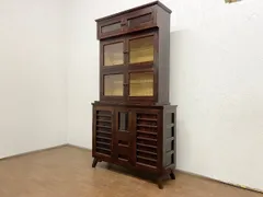 昭和レトロ　古家具　水屋箪笥　年代物　アンティーク　食器棚　カップボード 水屋 食器棚 カップボード 箪笥 和風 昭和 レトロ 古風 桐 タンス