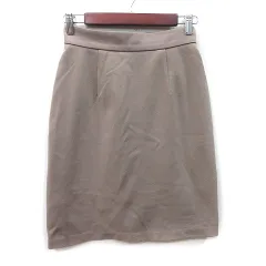 ロイヤルパーティー ROYAL PARTY タイトスカート ひざ丈 F ベージュ /YI