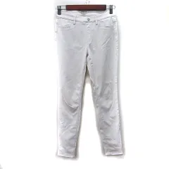 ユニクロ UNIQLO スキニーパンツ M 白 オフホワイト /YI ●RY