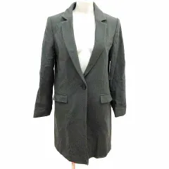 フレイアイディー FRAY I.D チェスターコート 総裏地 ウール 1 S 緑 グリーン /YK