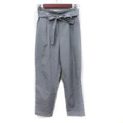 アルファベッツアルファベット Alphabet's alphabet テーパードパンツ ハイウエスト F グレー /YI