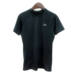 ティゴラ TIGORA スポーツウェア カットソー Tシャツ ロゴプリント 半袖 O XL 黒 ブラック /MN