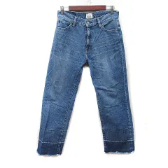 アングリッド UNGRID パンツ デニム ジーンズ ダメージ加工 26 紺 ネイビー /YI