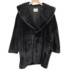 Z1717  MAYSON GREY メイソングレイ　フェイクファーコート　ブラック　黒　レディース　Mサイズ　オーバーサイズ