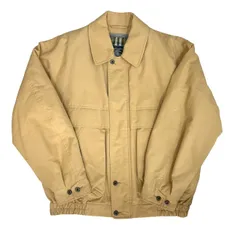 極 美品 Burberrys バーバリーズ スイングトップ ブルゾン ノバチェック コットン ポリエステル アウター Lサイズ メンズ ベージュ 16777