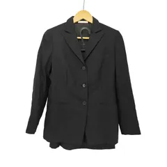 ポールスチュアート Paul Stuart ストライプ 3B テーラードジャケット ＋ スカート セットアップ レディース  上 : 7AR  下 : 9