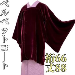 着物と帯 時流】コ241209s◇ベルベットコート◇美品 へちま衿 着物 