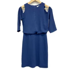 tibi(ティビ) ワンピース サイズ0 XS レディース美品  - ブルー ノースリーブ/ロング