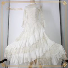イチオク 社交ダンスワンピース カラフルラメ刺繍 ホワイト ステージ