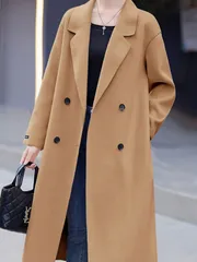 ロングコート チェスターコート コート ロングコート レディース チェスター アウター ジャケット ロング丈 ゆったり きれいめ ウール 黒 