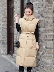 ジレ 前開き ベスト ロングベスト フード 中綿 軽量 アウター ロングジレ ロング 体型カバー レディース 大きいサイズ ライトアウター 黒 