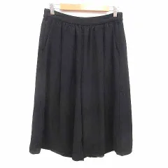 ローリーズファーム LOWRYS FARM ガウチョパンツ スカーチョ F 黒 ブラック /YK ●RY