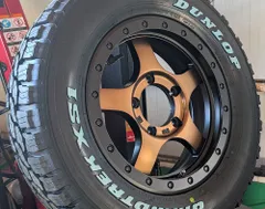 JB64 ジムニー スタッドレス 16インチ ダンロップ グラントレック XS1 215/70R16 ホワイトレターのサムネイル