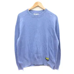 ザラ ZARA ニット セーター 長袖 M 青紫 パープル /MN