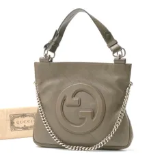 GUCCI グッチ BLONDIE ブロンディ ハンドバッグ インターロッキングG スモール トートバッグ チェーンバッグ 鞄 2way【最終値下げ】 イタリア製 ブランド古着【中古】20250404/RA3617