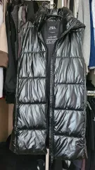 ZARA ダウンジャケット ロング丈 ベスト M