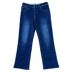 EDWIN GMW403 裏地起毛 防寒ジーンズ ストレッチ ブーツカット ダークブルー レディースM エドウィン