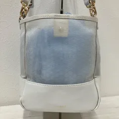 8099　russet ラシット　2way　ショルダーバッグ　ハンドバッグ　トートバッグ　メッシュ　レザー　ホワイト　レディース　シンプル　きれいめ　上品　カジュアル