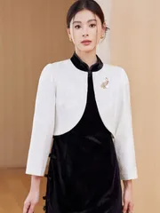 ジャケット 入学式 卒業式 レディース ママ 服装 母親 ノーカラー カラーレス 通勤 ビジネス フォーマル 大きいサイズ セレモニー 結婚式 