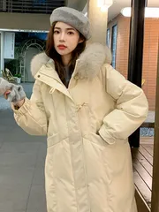 ベンチコート レディース 中綿ダウン ロングコート 冬 アウター 冬着 フード付き ファー ロング丈 ひざ下 コート 厚手コート 通勤 アウトド
