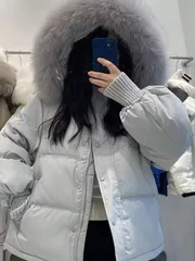 厚手ジャケット レディース ゆったり フード付き ファー ジャケット 中綿ブルゾン 中綿ジャケット 冬 アウター 女性 可愛い カジュアル 冬