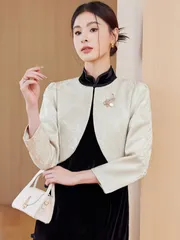 ジャケット 入学式 卒業式 レディース ママ 服装 母親 ノーカラー カラーレス 通勤 ビジネス フォーマル 大きいサイズ セレモニー 結婚式 