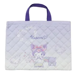 【メール便】クロミ レッスンバッグ キルトレッスンバッグ パープル サンリオ マルヨシ ジュニアお稽古かばん 新学期準備雑貨 キャラクター グッズ