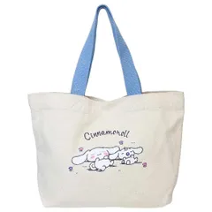 【メール便】シナモロール ランチバッグ キャンバスミニトート キナリ サンリオ マルヨシ お弁当かばん キャラクター グッズ 