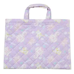 【メール便】ポケットモンスター レッスンバッグ キルトレッスンバッグ パープル ポケモン マルヨシ ジュニアお稽古かばん 新学期準備雑貨 キャラクター グッズ 