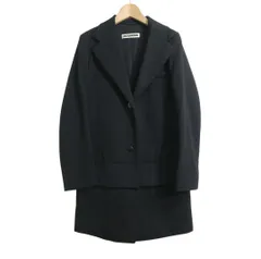 ジルサンダー JIL SANDER チェスターコート ロングコート ロング シングル シュルウール×ポリエステル ブラック サイズ34 レディースのサムネイル