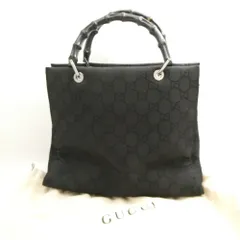 GUCCI グッチ GGナイロン バンブー ハンドバッグ トート レディース AM7853 