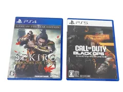 SEKIRO SHADOWS DIE TWICE コールオブデューティブラックオプス6 PS4 PS5 ソフト 2点セット 中古 K10772727