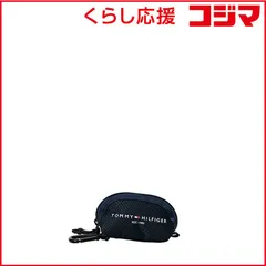 【 新品 未開封 】 トミーヒルフィガー　25FW ボールポーチ シグネチャー ネイビー　THMG5SEA_25FW 未使用 送料無料のサムネイル