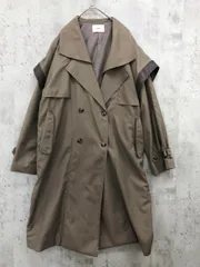 MURUA ムルーア ケープデザイン トレンチ コート モカ ◇■ レディース