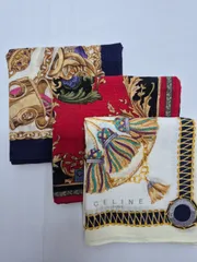 【used品】美品!CELINE レディースハンカチ 3枚セット