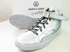正規★MARK&LONA マーク＆ロナ Lotus Green Walker Mid W/Strap スパイクレススニーカー28cm【MLS-2C-SS02】シルバー銀【本物保証】完売のサムネイル