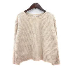 スピック&スパン Spick&Span ニット セーター 長袖 ライトベージュ /MN