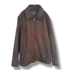 NAUTICA ノーティカ フェイクスエード ボアジャケット L 茶