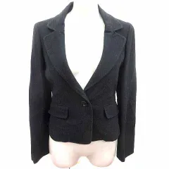 エニィスィス エニシス anySiS テーラードジャケット 総裏地 2 M 黒 ブラック /YK