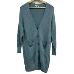 demylee(デミリー) カーディガン サイズXS レディース美品  - ライトブルー 長袖/ロング丈